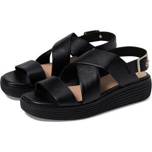 NWT Cole Haan Women's Originalgrand Platform Sandals Heeled, Black-Size 8 